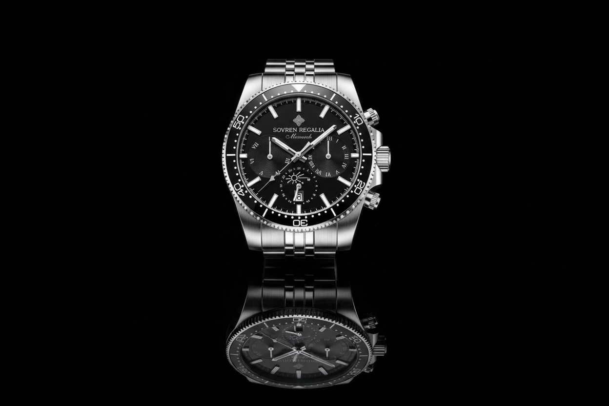 Black reflective surface shot